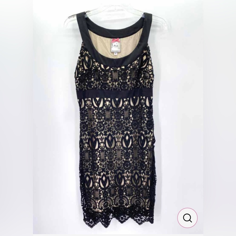 Anthropologie | Yoana Baraschi Cocktail Dress | Color: Black | Size: 4